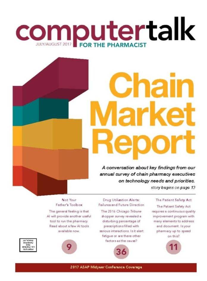 ComputerTalk July/Aug 2017 Cover Chain Pharmacy Market Technology Report