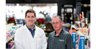 Al Roberts, Pharm.D., and Travis Hale, Pharm.D., co-owners of Remington Drugs in Remington, Va.