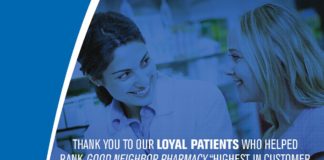 Good Neighbor Pharmacy JD Powers Customer Satisfaction Award