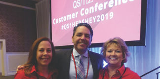 Speaker Brad Kile, center, gave a legislative update