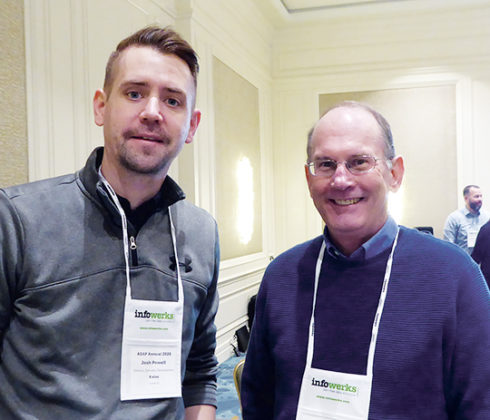 Josh Powell, director, software development, left, and Jim Springer, president, Kalos.