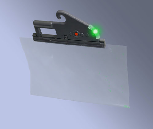 PerceptiMed AI scripClip hanging bag