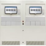 The newest ScriptPro robot, the SRS, that manages bags in will-call. This is a modular system that can expand to meet the needs of the pharmacy.